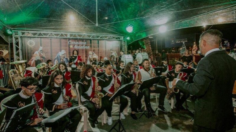 Vila Velha:​ banda marcial de escola municipal no Arte no Parque