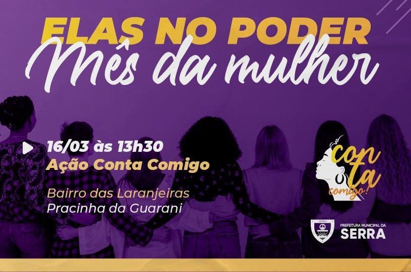 Secretaria da mulher oferta serviços em bairro das Laranjeiras