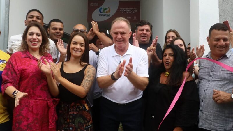 Renato Casagrande inaugura em Guarapari o sexto Centro de Referência das Juventudes (CRJ) do Governo do Estado