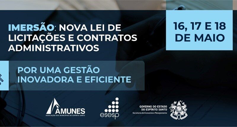Inscrições abertas para cursos de qualificação para licitações e contratos para servidores públicos