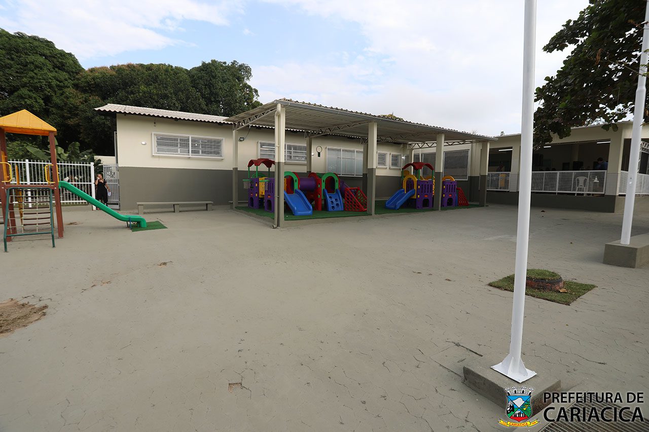 Programa ReNova Escola: entrega unidade de ensino reformada em Vila Cajueiro em cariacica