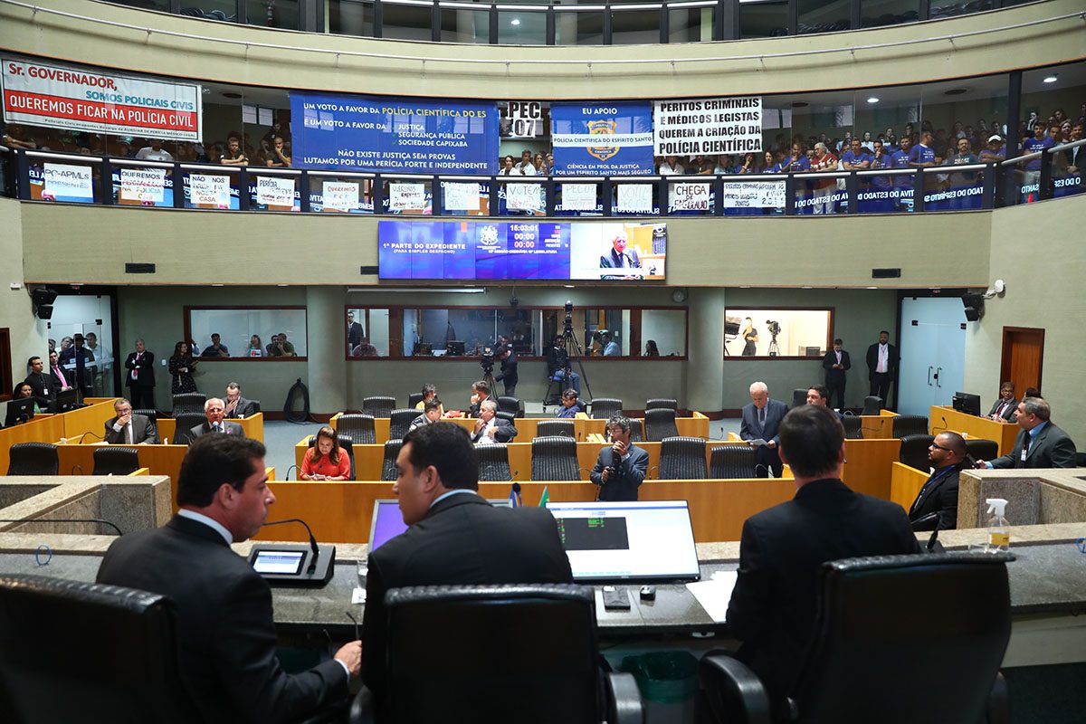 Assembleia aprova criação da Polícia Científica