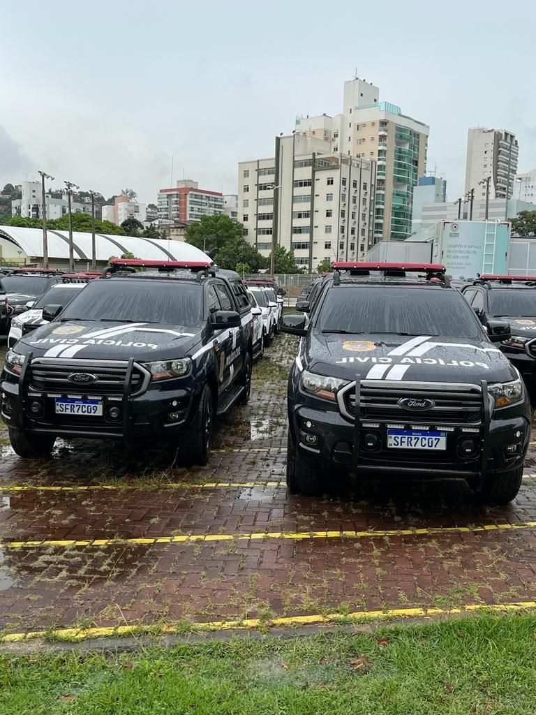 Polícia Civil recebe 73 novas viaturas