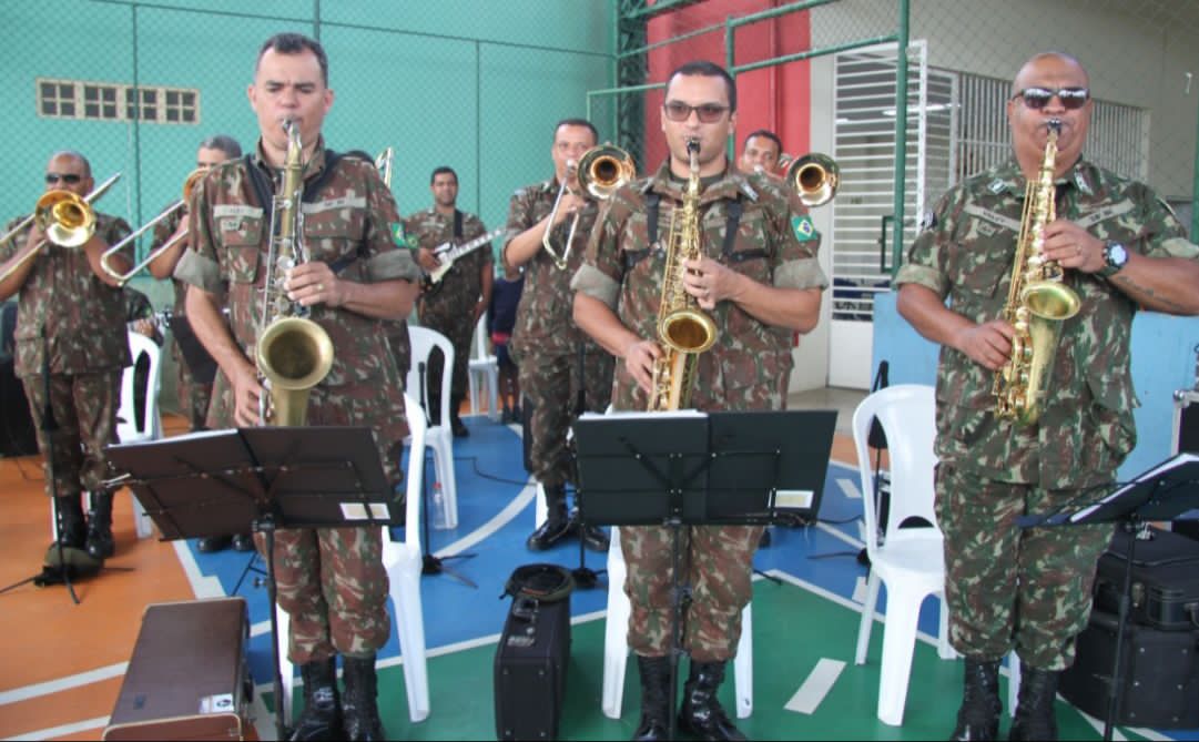 Banda do 38º BI se apresenta em escola de Cariacica na próxima segunda (20)
