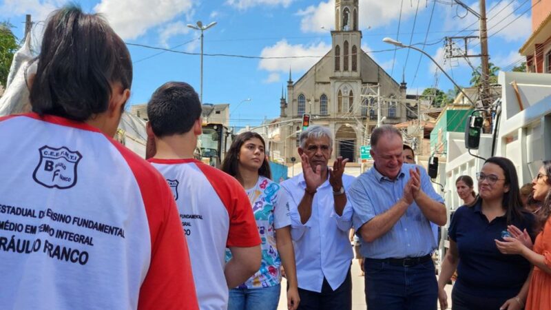 Governador Renato Casagrande inaugura obras e anuncia novos investimentos em Muniz Freire