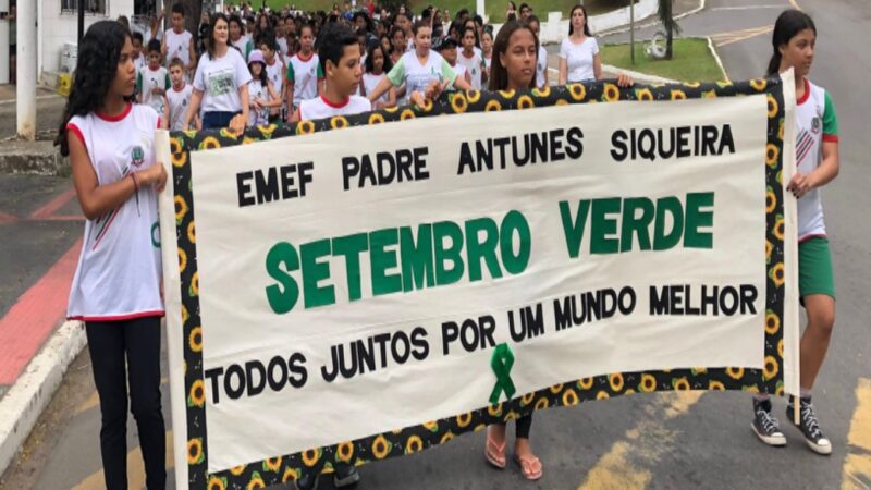 Alunos da EMEF Padre Antunes Siqueira em Viana caminharam juntos em prol da inclusão