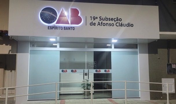 Afonso Cláudio recebe nova sede da 19ª Subseção da OAB-ES