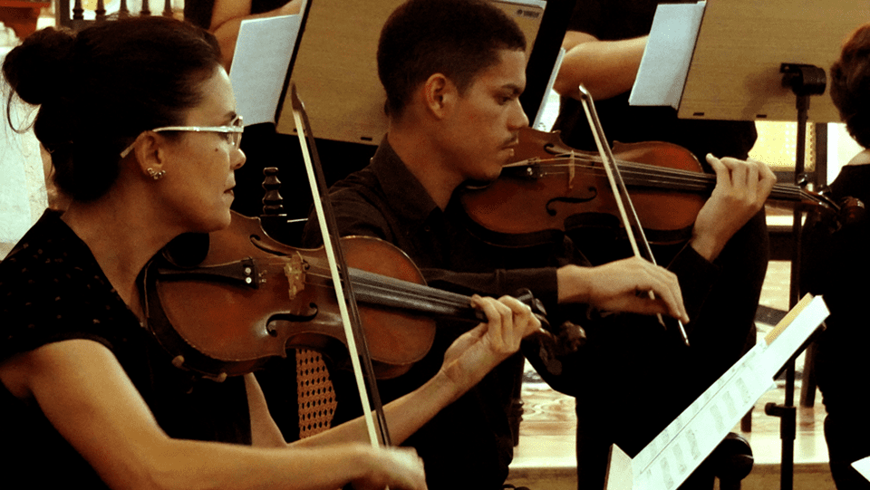 Grupo da Fames leva música ao Instituto Luiz Braille do Espírito Santo