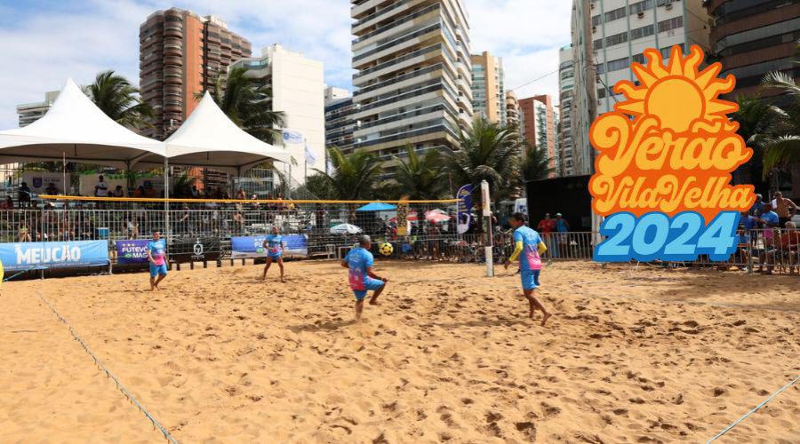 Arena de Verão em Vila Velha recebe os melhores do futevôlei nacional em uma exibição imperdível