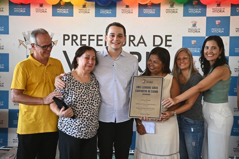 PMV celebra legado educacional com a instalação do CMEI Lizandre Ignês em Jardim Camburi