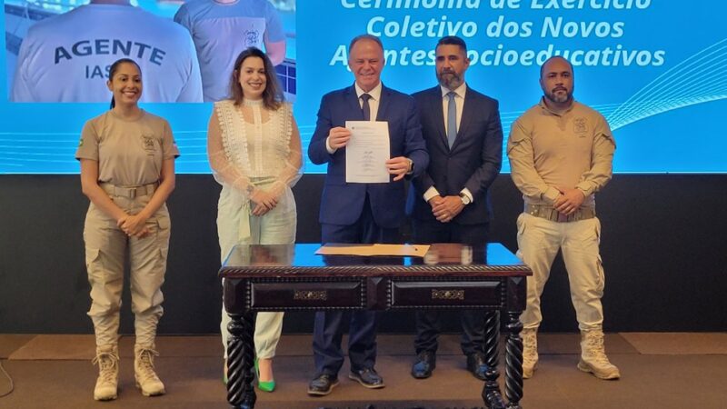 Solenidade marca o começo das atividades dos novos agentes socioeducativos do lases