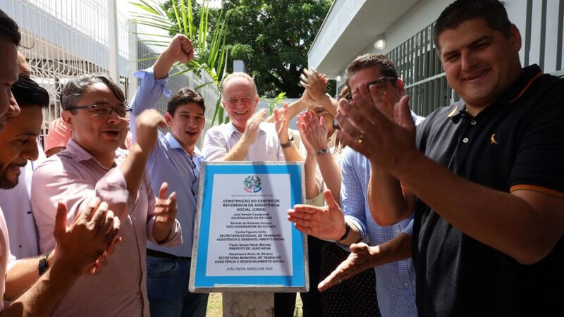 Governador inaugura obras e anuncia novos investimentos para a cidade de João Neiva