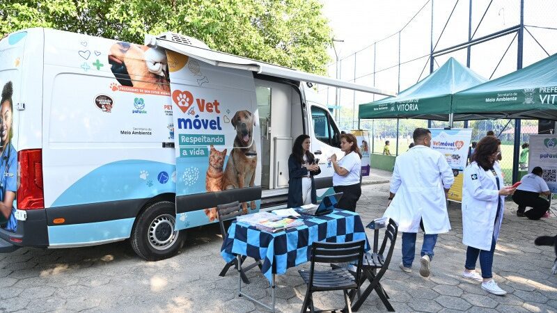 Vetmóvel estará na Prefeitura de Vitória para atendimentos a pets de bairros próximos