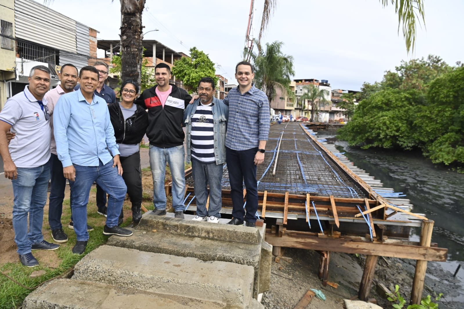 Pazolini visita obra da 2ª fase da Nova Orla da Grande São Pedro