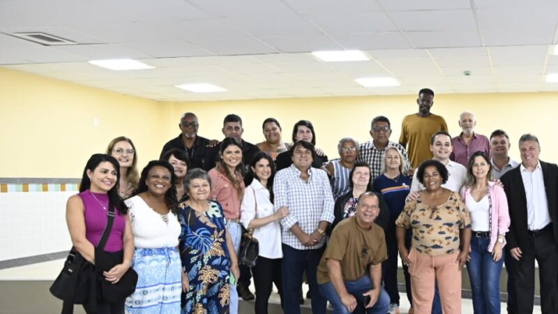 Pazolini visita obras do CMEI Sebastião Perovano que estão na reta final