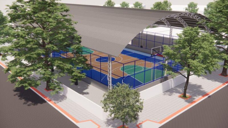 Obras da nova quadra esportiva de Vila Nova começam nesta terça-feira