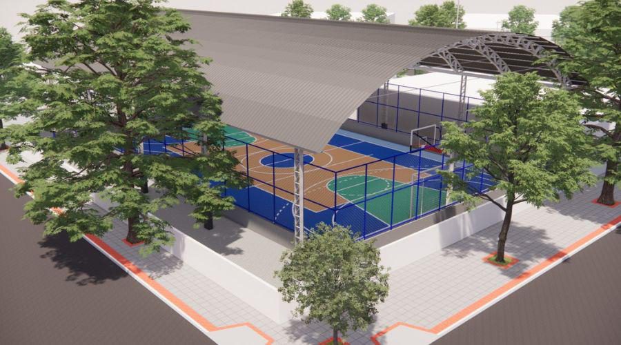 Obras da nova quadra esportiva de Vila Nova começam nesta terça-feira