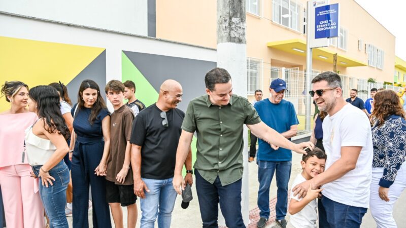 Vitória 474 anos: CMEI em tempo integral Sebastião Perovano é entregue no bairro Jabour
