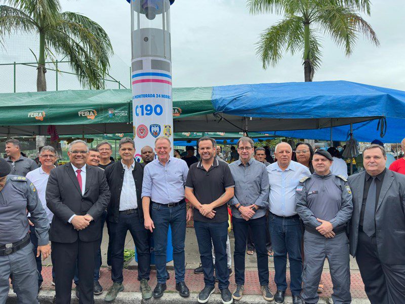Governo do Estado inaugura novos Totens de Segurança em Vitória