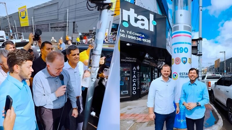 Totem de Segurança é inaugurado no Polo da Moda Glória em Vila Velha