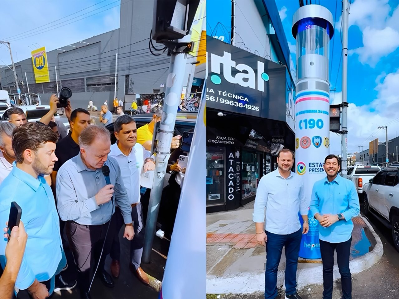 Totem de Segurança é inaugurado no Polo da Moda Glória em Vila Velha