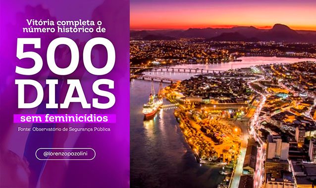 Marco Histórico: Vitória Alcança 500 Dias sem Feminicídios