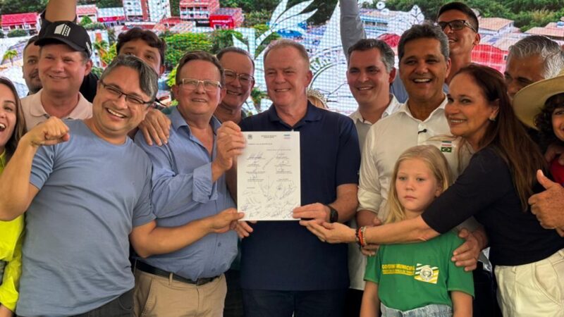 Governo do Estado entrega obras e anuncia novos investimentos em Laranja da Terra