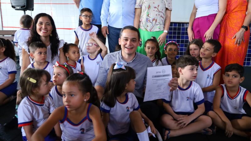Educação valorizada: Prefeitura inicia melhorias e climatização no CMEI João Pedro de Aguiar