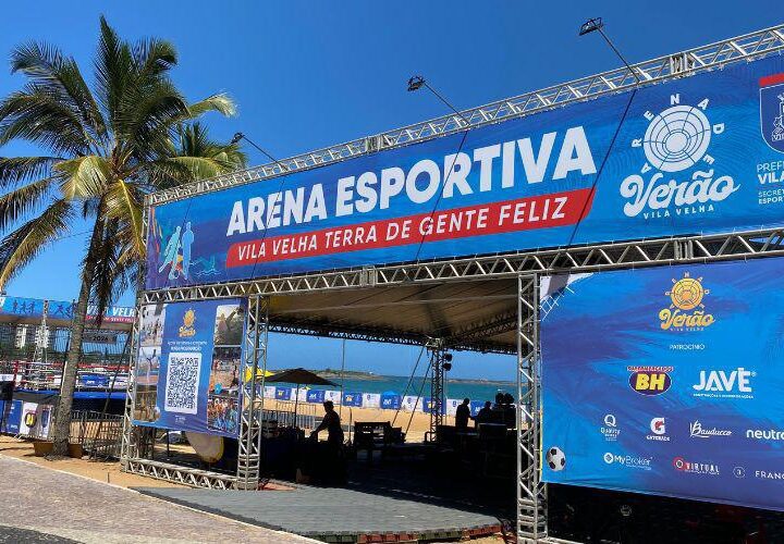 Estrelas do vôlei de praia e competição de beach soccer movimentam a Arena de Verão