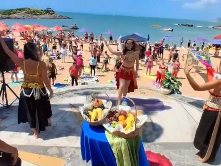 Arena de Verão oferece aula gratuita de dança cigana e dança do ventre, na Praia da Costa