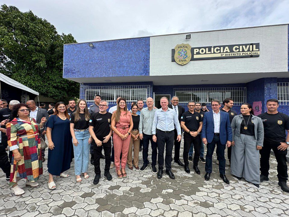 Governo do Estado inaugura reforma do 9º Distrito Policial de Cobilândia