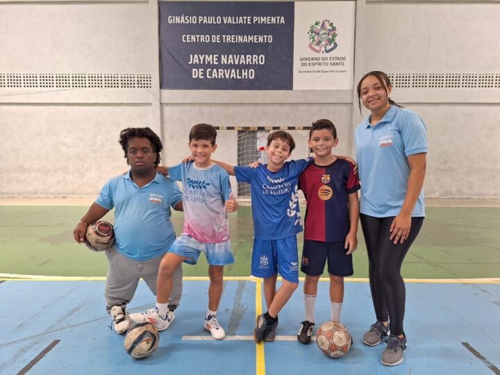 Sesport oferece 80 vagas em aulas gratuitas de futsal pelo projeto Campeões do Futuro