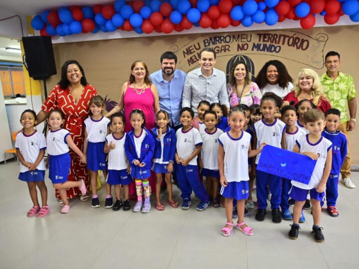 Comunidade recebe CMEI Eldina Braga revitalizado por Pazolini