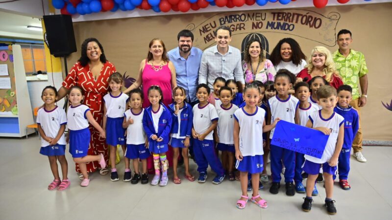 Comunidade recebe CMEI Eldina Braga revitalizado por Pazolini
