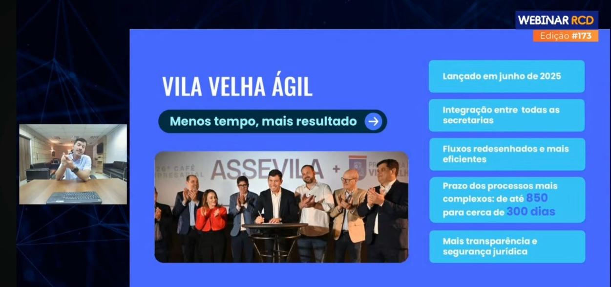 Transformação digital de Vila Velha é destaque em webinar da Rede Cidade Digital