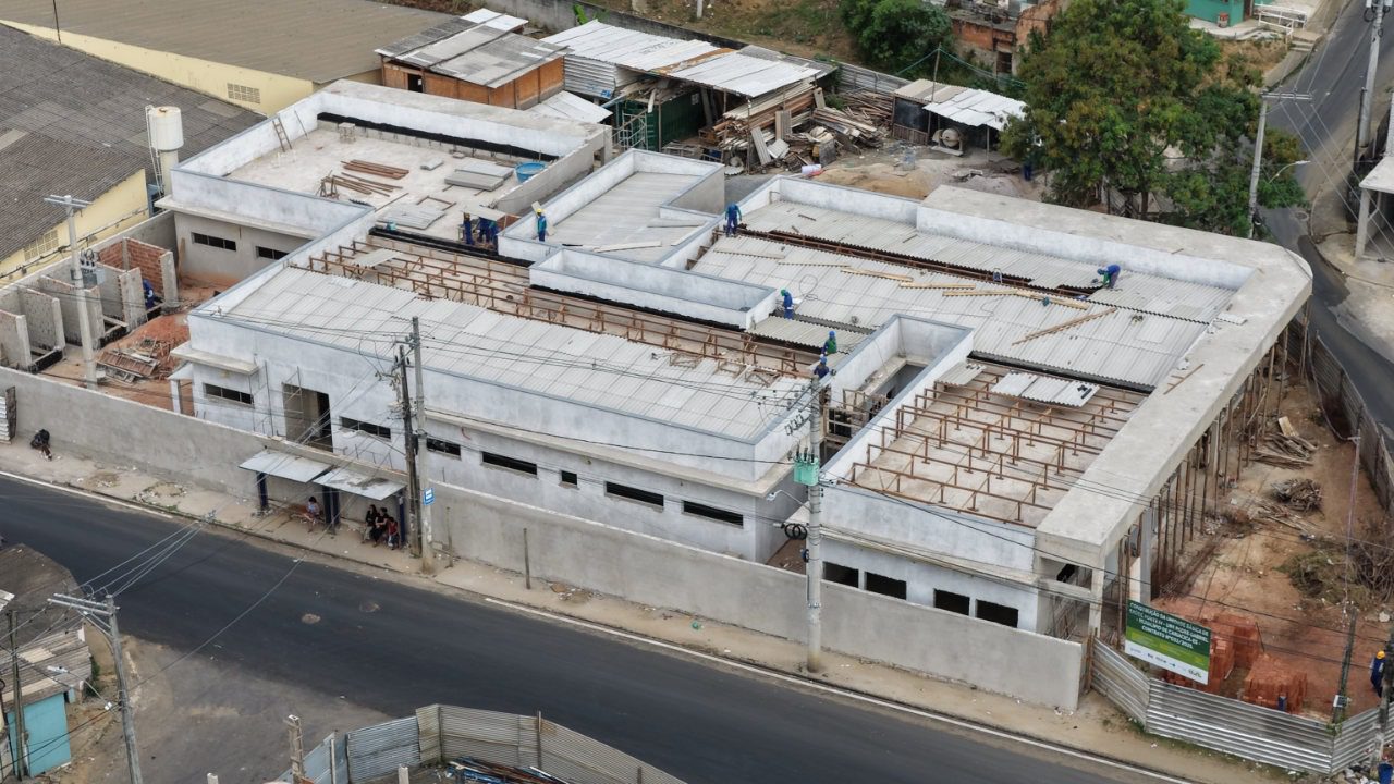 Construção da Unidade Básica de Saúde de Padre Gabriel avança para 45%