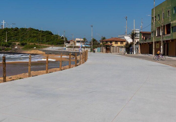 Obras de urbanização da orla de Ponta da Fruta chegam à fase final