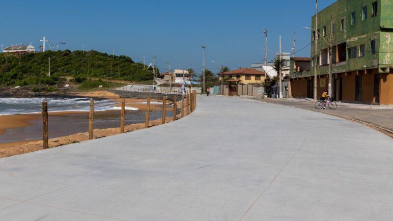 Obras de urbanização da orla de Ponta da Fruta chegam à fase final