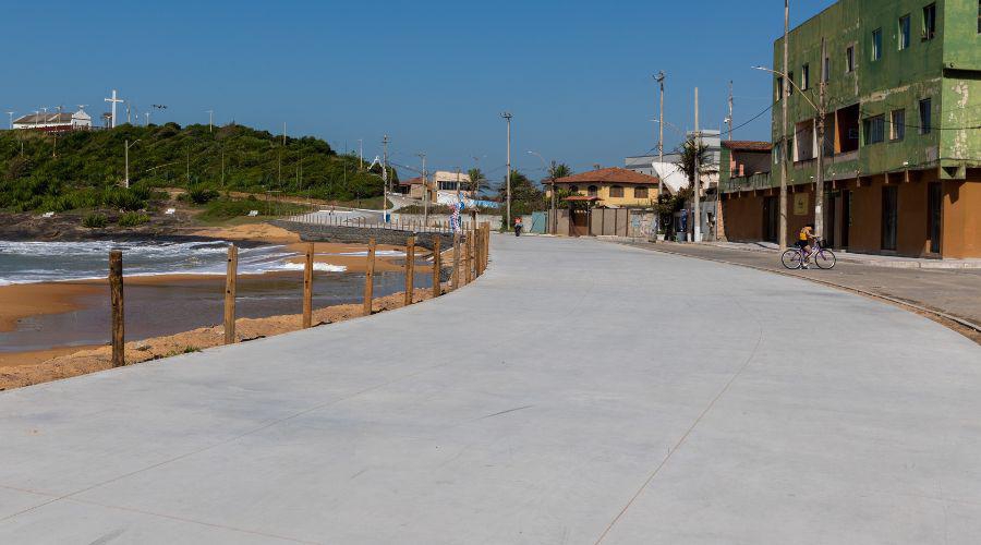 Obras de urbanização da orla de Ponta da Fruta chegam à fase final