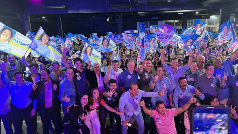 Em lançamento de campanha, Marcelo Santos reúne aliados e destaca planos para Brasília