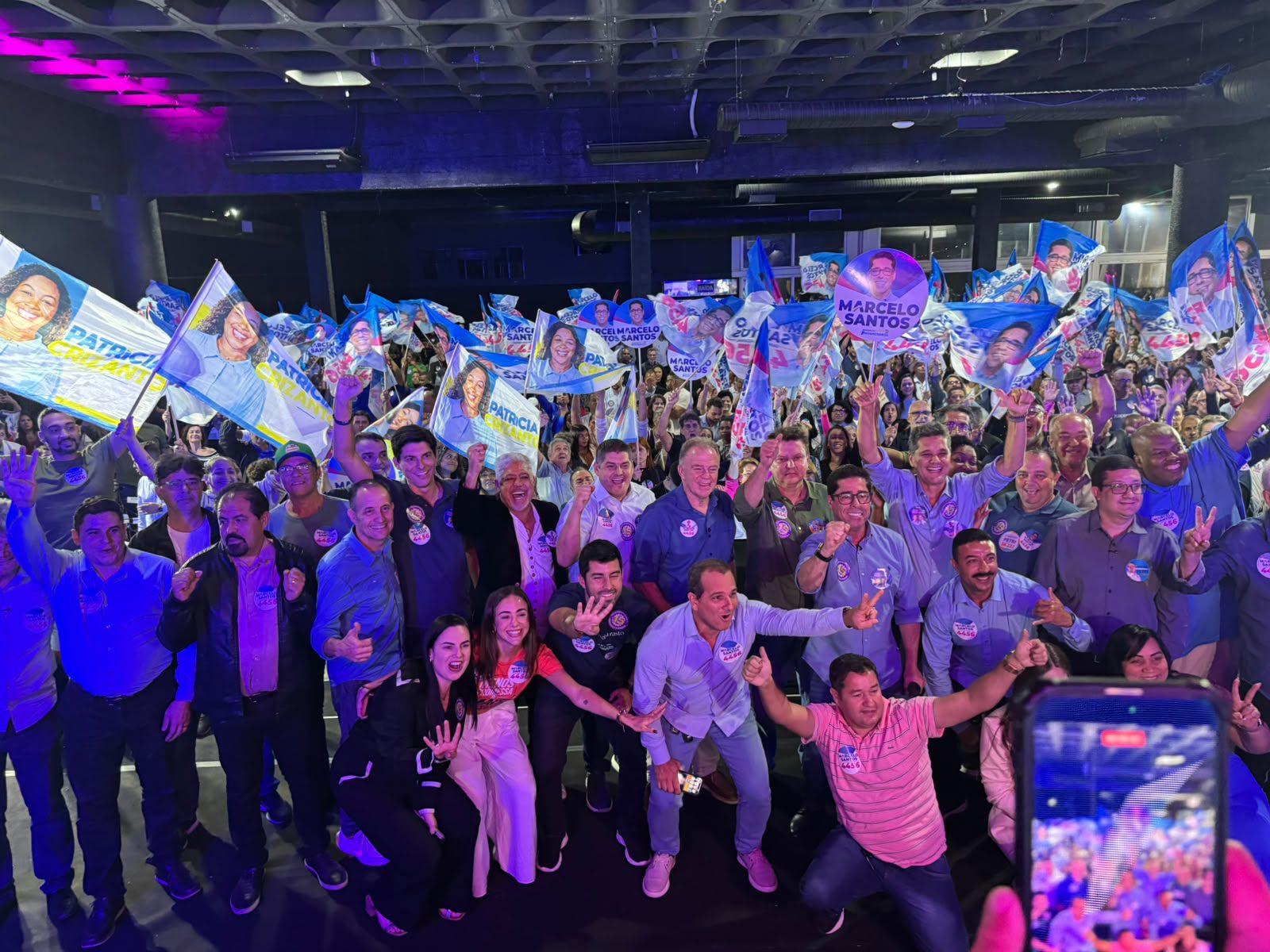 Em lançamento de campanha, Marcelo Santos reúne aliados e destaca planos para Brasília
