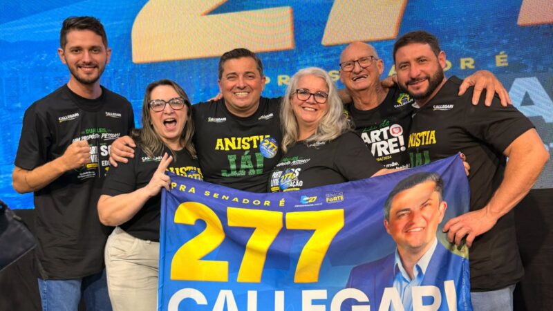 Lançamento da campanha ao Senado evidencia força de Callegari e foco em pautas conservadoras