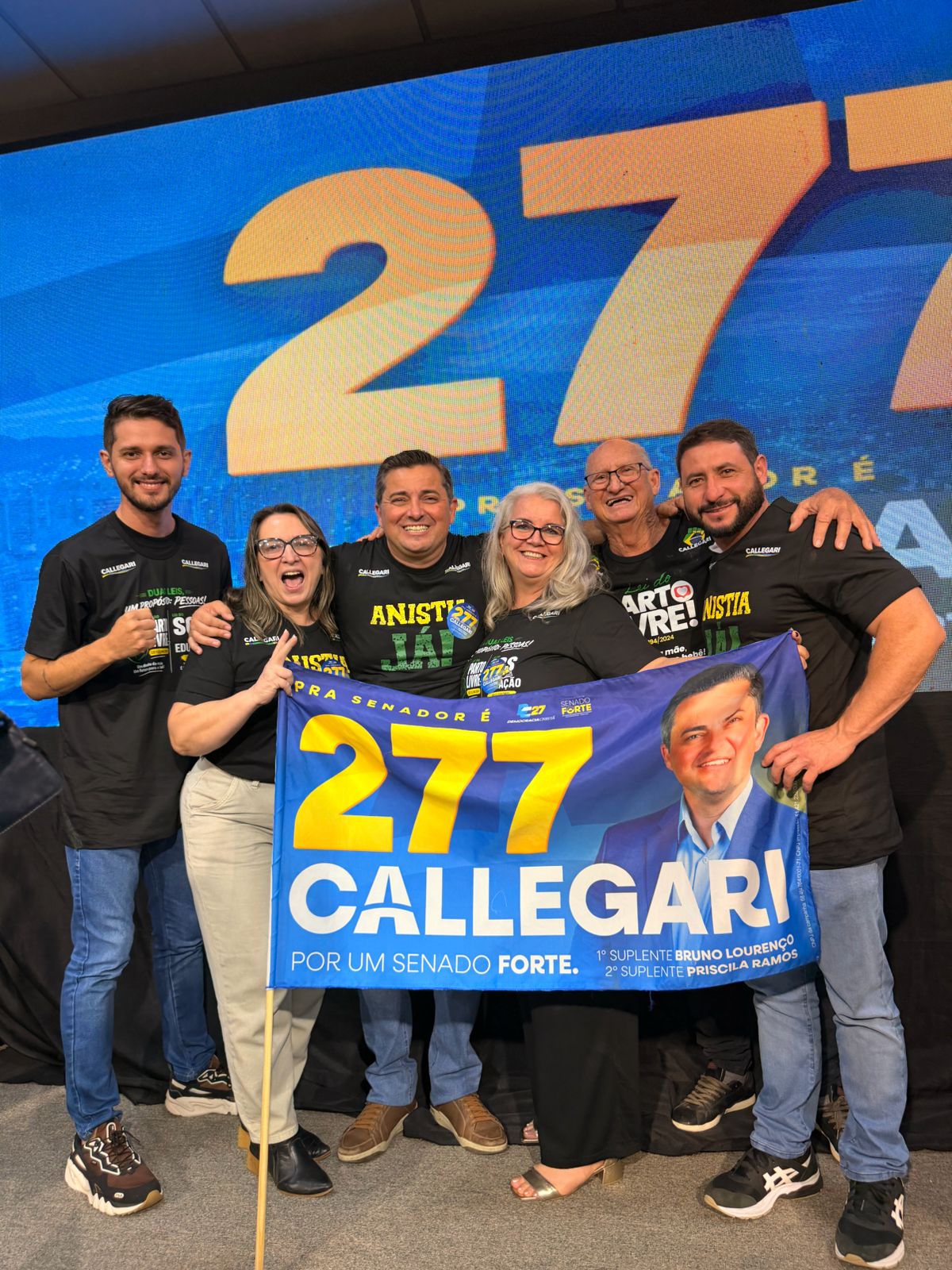 Lançamento da campanha ao Senado evidencia força de Callegari e foco em pautas conservadoras