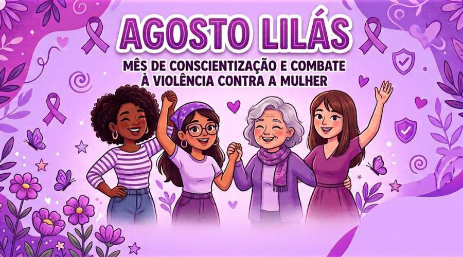 Agosto Lilás segue com ações de conscientização em espaços públicos nesta semana
