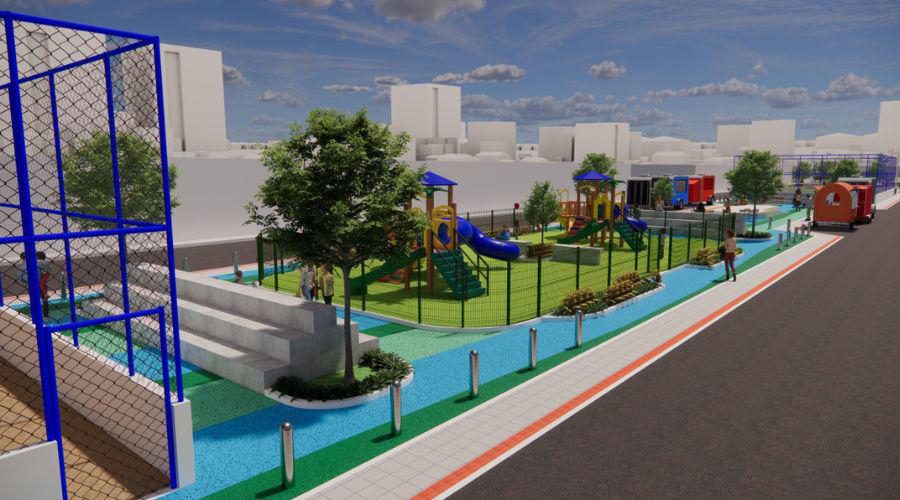 Obras do Parque Linear em Santa Rita avançam com assinatura de ordem de serviço