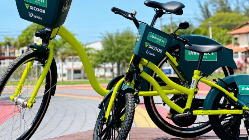Bicicletas compartilhadas serão gratuitas na Serra em dois domingos de agosto