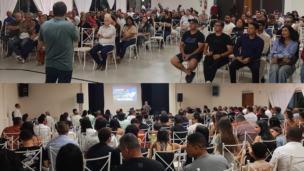 Encontro de Leandro do Hospital reúne mais de 300 lideranças políticas em Guarapari