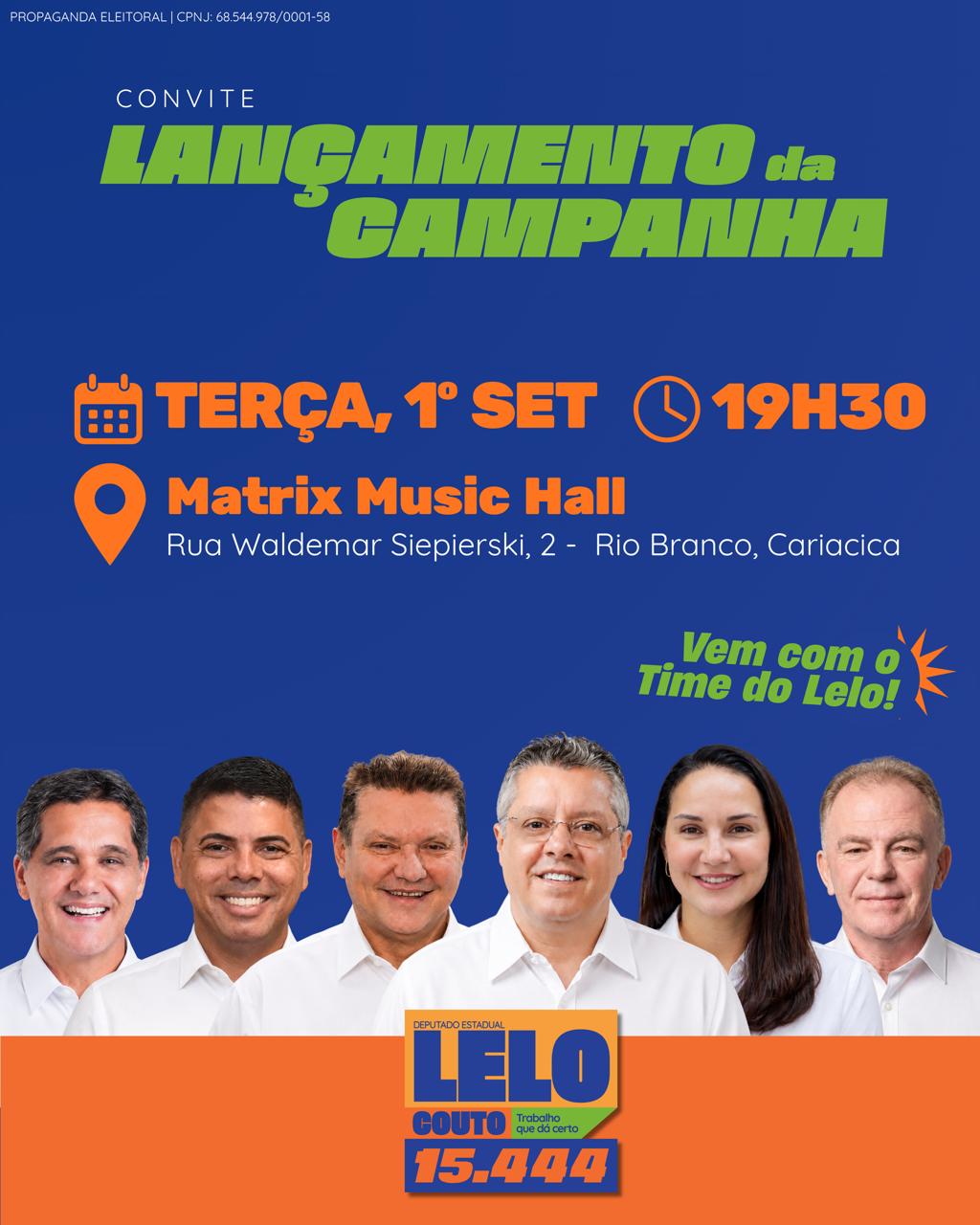 Lelo Couto prepara grande ato em Cariacica para apresentar oficialmente sua candidatura