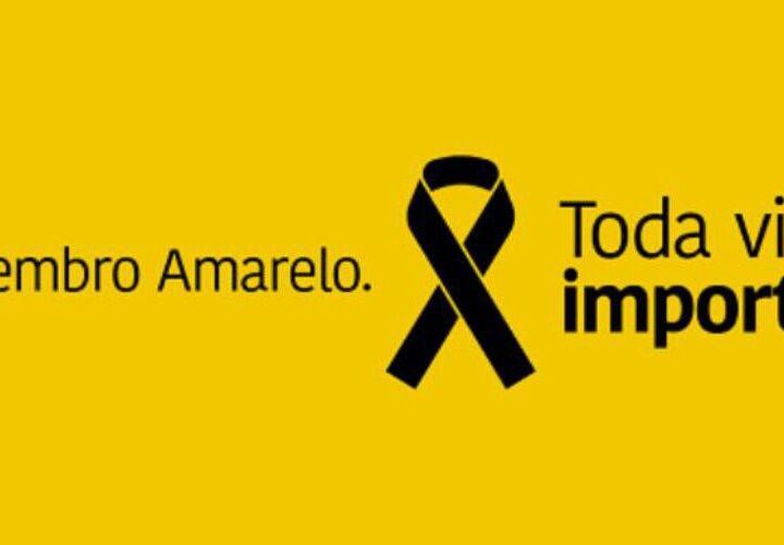 Oficina de pintura marca Setembro Amarelo com ações de cuidado e acolhimento