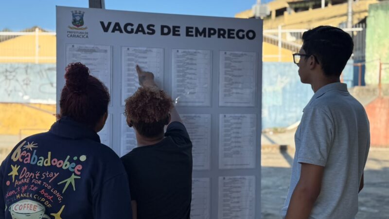 Cariacica começa a semana com mais de 1,6 mil oportunidades de trabalho